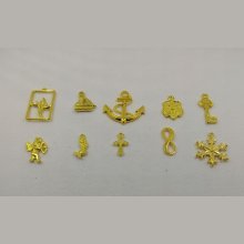 Breloques métal motif ange lot de 10 pièces